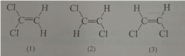 Three possible structures of C2H2Cl2 are shown below. Whic... | Chegg.com