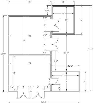 Solved: This exercise involves a floor plan. Similar to previous a... | Chegg.com