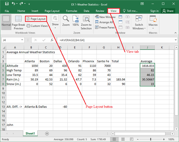 Solved: Switch worksheet views.a. Click the View tab on the Ribbon | Chegg.com solved-switch-worksheet-views-a-click-the-view-tab-on-the-ribbon-chegg-com
