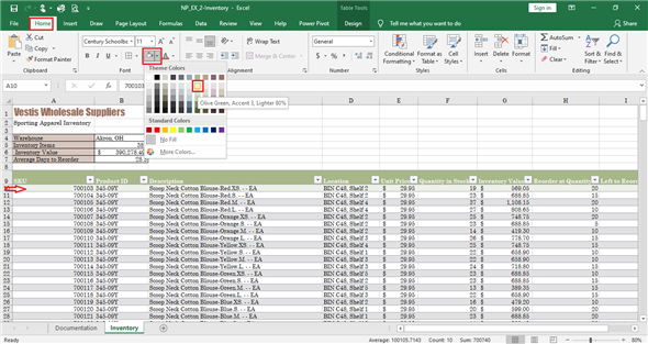 Chapter EXM.2 Solutions | New Perspectives Microsoft Office 365 ...