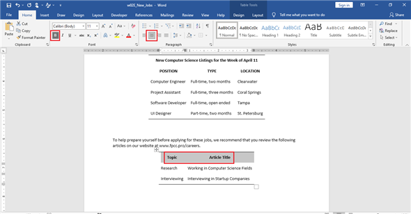 Chapter MW2 Solutions Go With Microsoft Office 365 2019