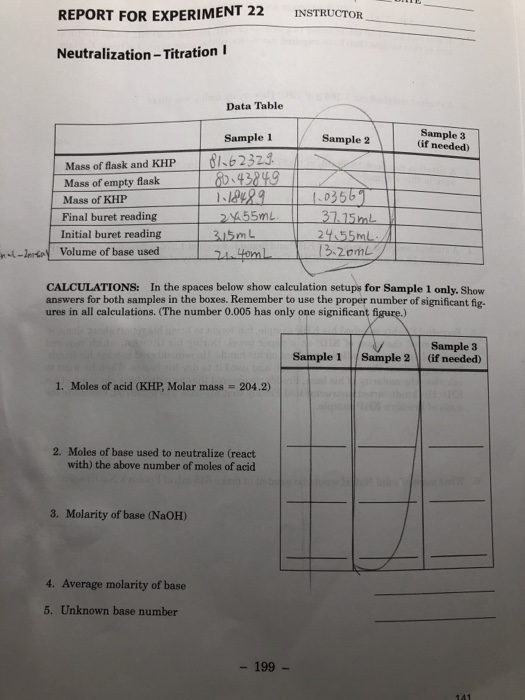 Report For Experiment 22 Instructor Chegg 