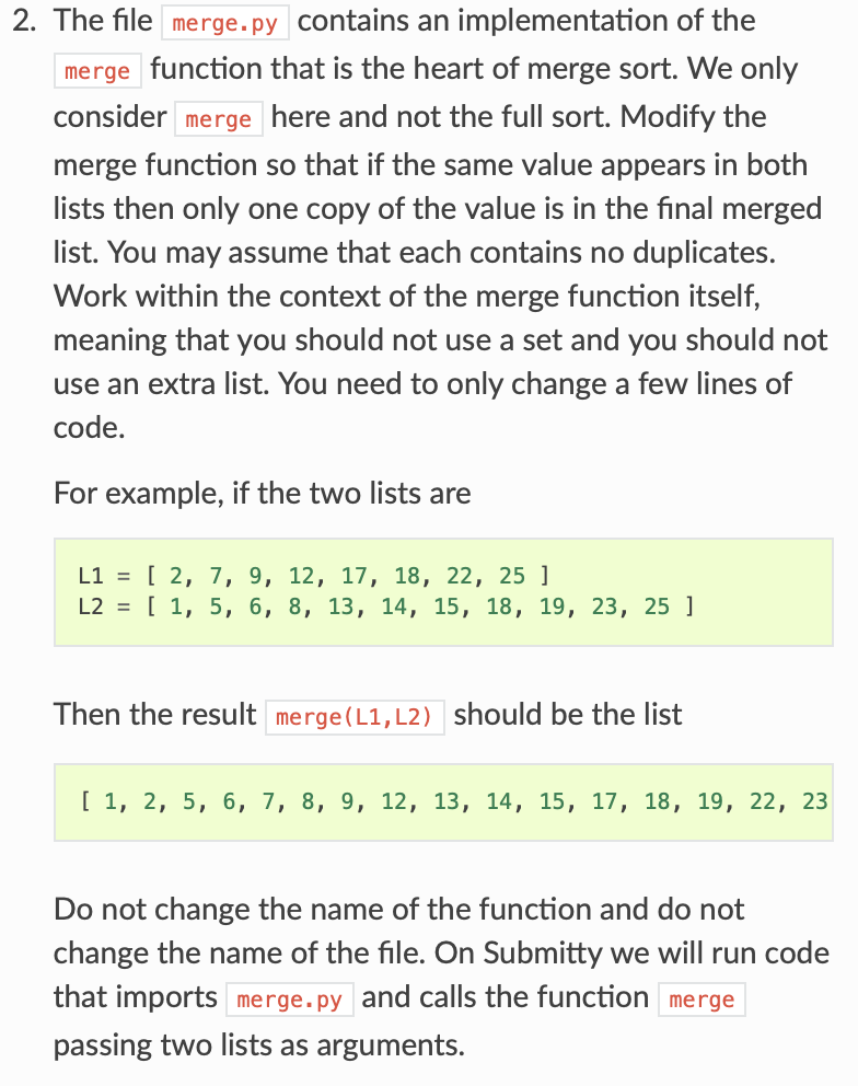 Python Question Merge Py File Def Chegg Com