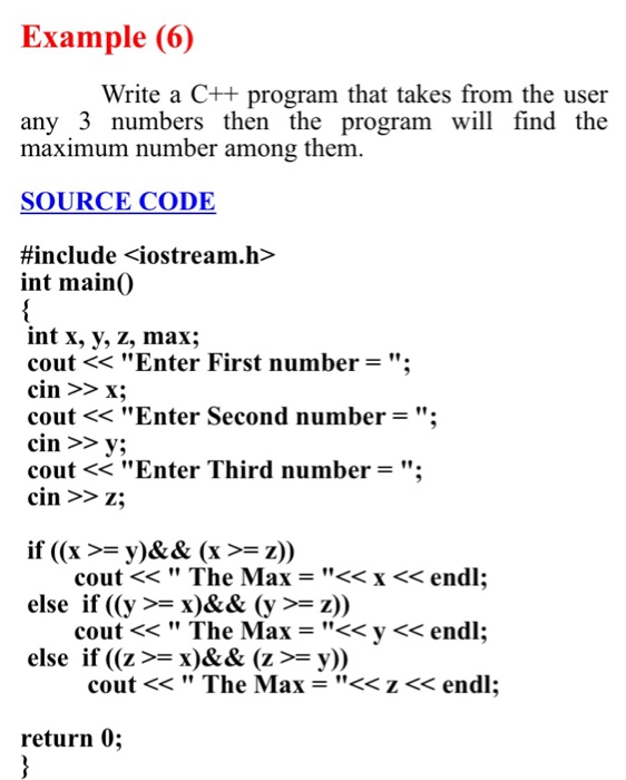 Solved 5. Write a C++ program to determine the current