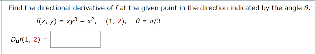 Solved Find The Directional Derivative Of F At The Given