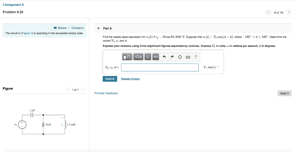 Solved Find The Steady State Expression For Vo T If Chegg Com