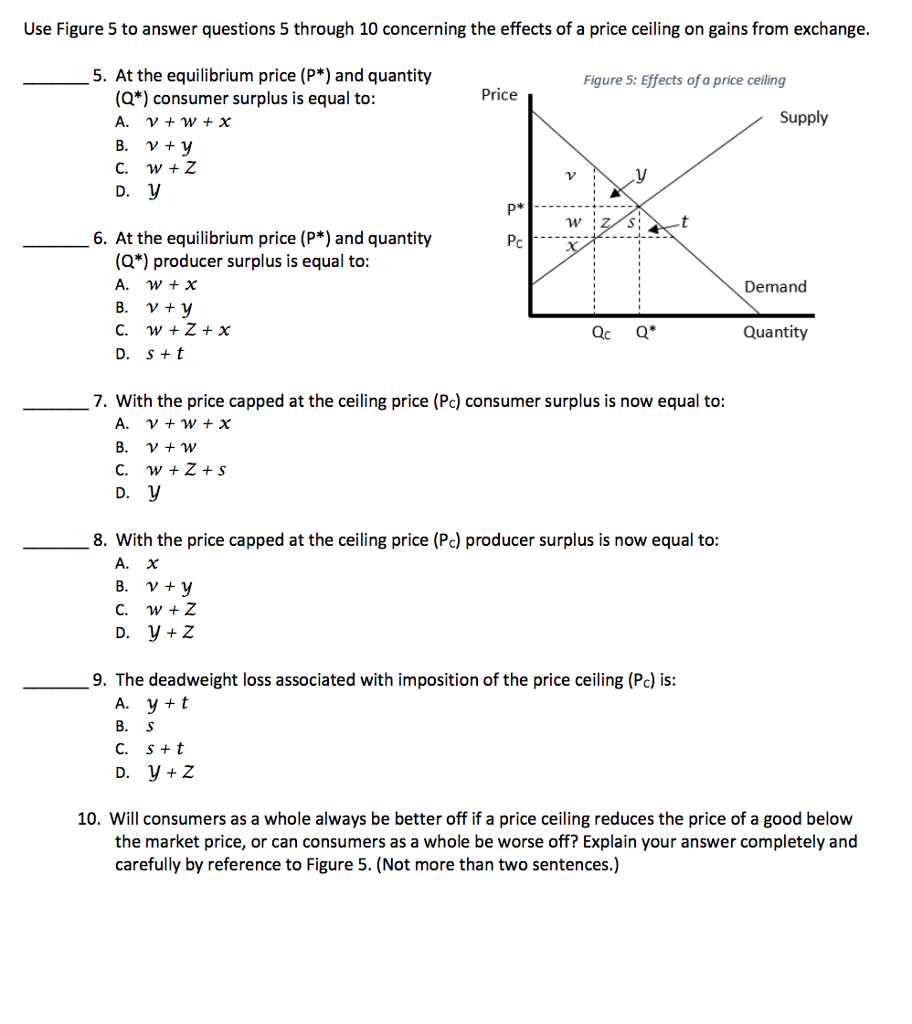 Solved Use Figure 5 To Answer Questions 5 Through 10 Conc