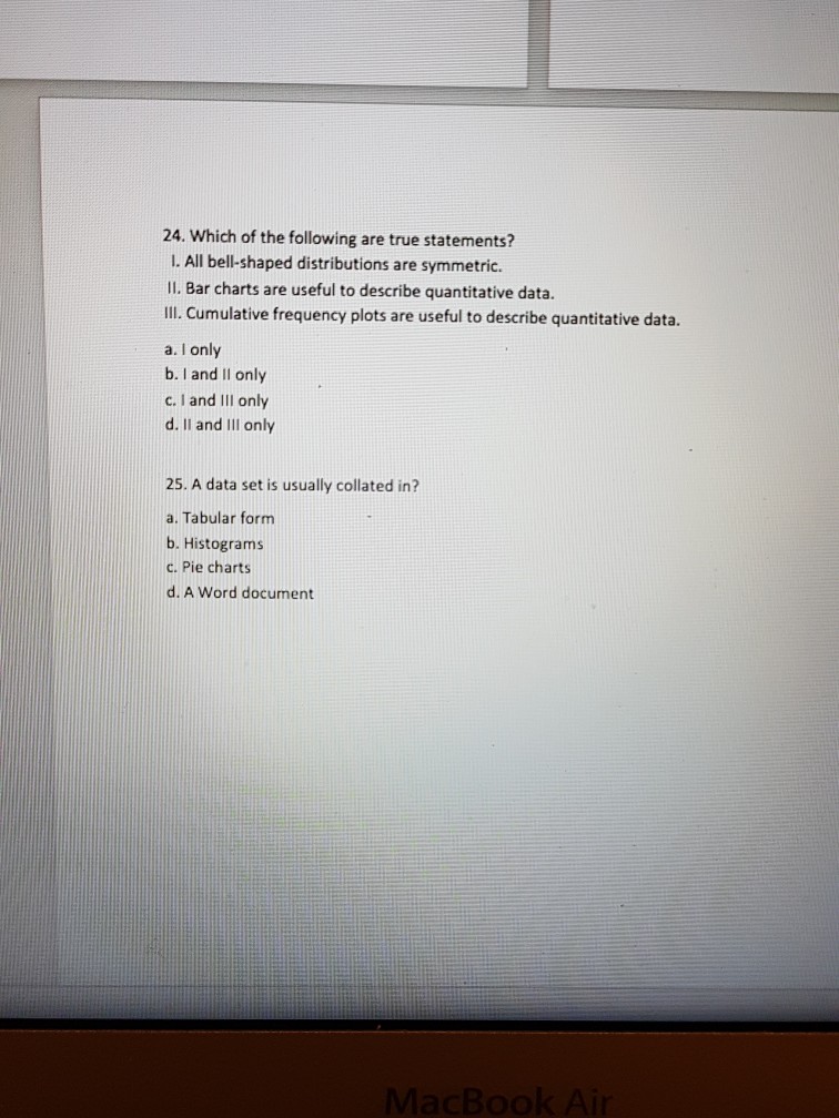 Is Of 1. A An Which Example The Solved: Of Quant Following ...
