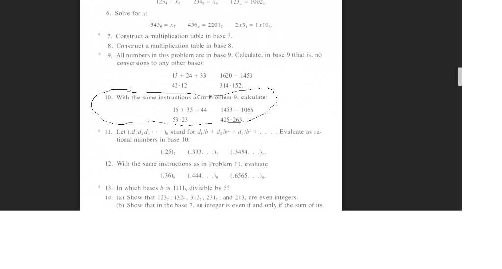 Solved 254 Rs 2345 X6 123 R 10024 6 Solve For 3456 Hu