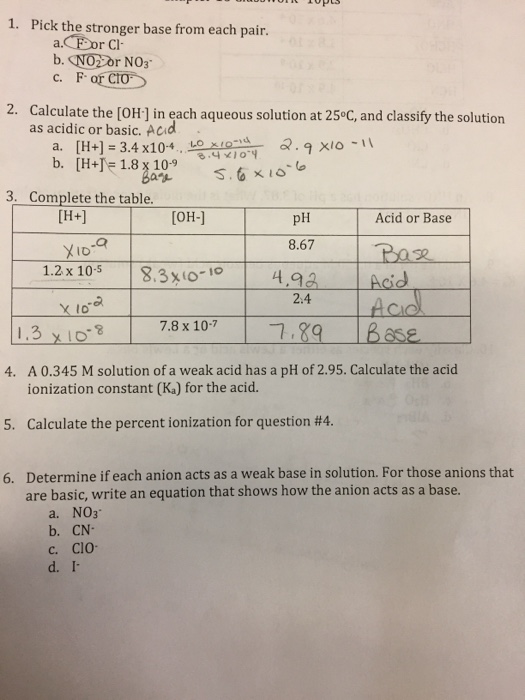 Which Is The Stronger Base H2o Or No2 70+ Pages Solution [1.3mb] - Updated 