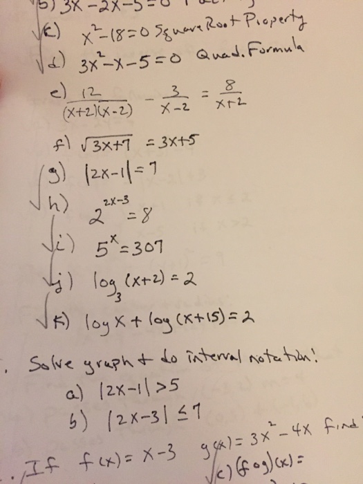 Solved 3x 2x 5 0 X 2 8 0 Squareroot Property Chegg Com