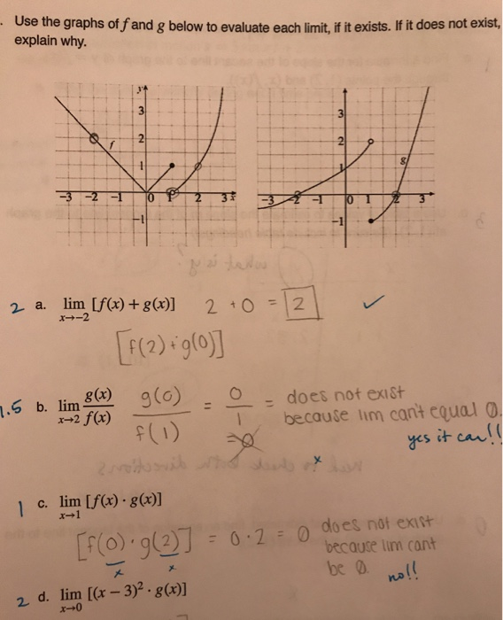 Solved Use The Graphs Of F And G Below To Evaluate Each L Chegg Com