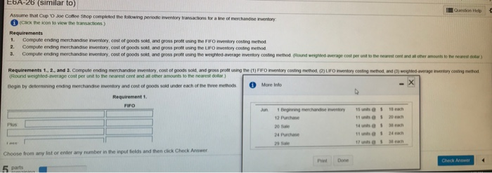 Solved This Questions Has 5 Parts Remaining And Please Ex Chegg Com