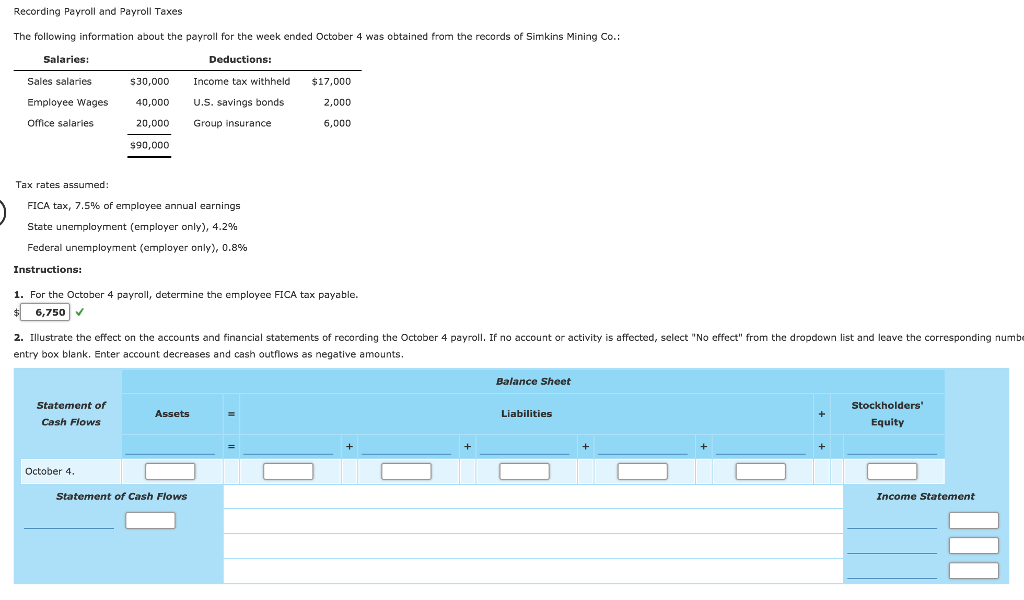 Solved Recording Payroll And Payroll Taxes The Following | Chegg.com