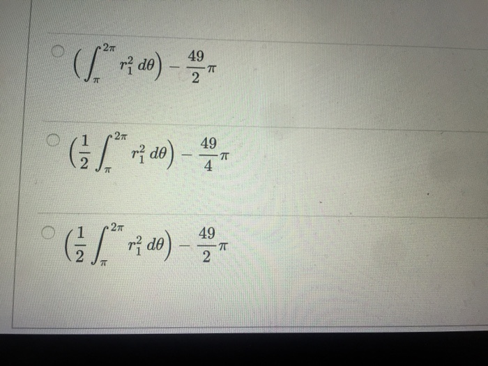 Solved Question 5 Pts Which Integral Below Gives The Area Chegg Com