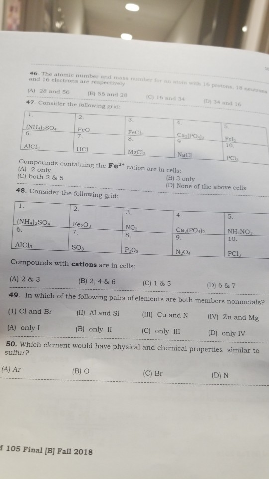 Number 46. The 16 Number Atomic And Mass Ele ... And O