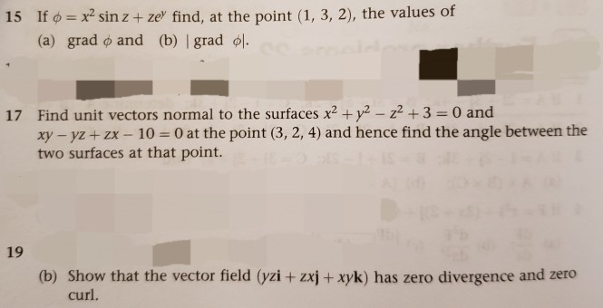 Solved Lfoz X2 Sin Z Zey Find At The Point 1 3 2 The Chegg Com