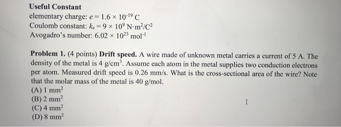 solved useful constant elementary charge e 1 6 x 10 19 chegg com useful constant elementary charge