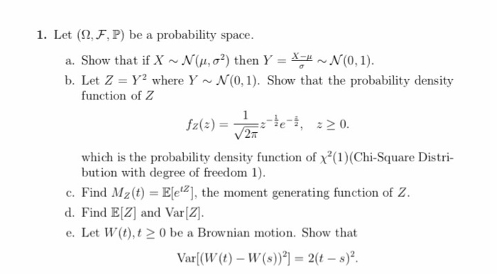 Solved 1 Let 2 F P Be A Probability Space A Show T Chegg Com