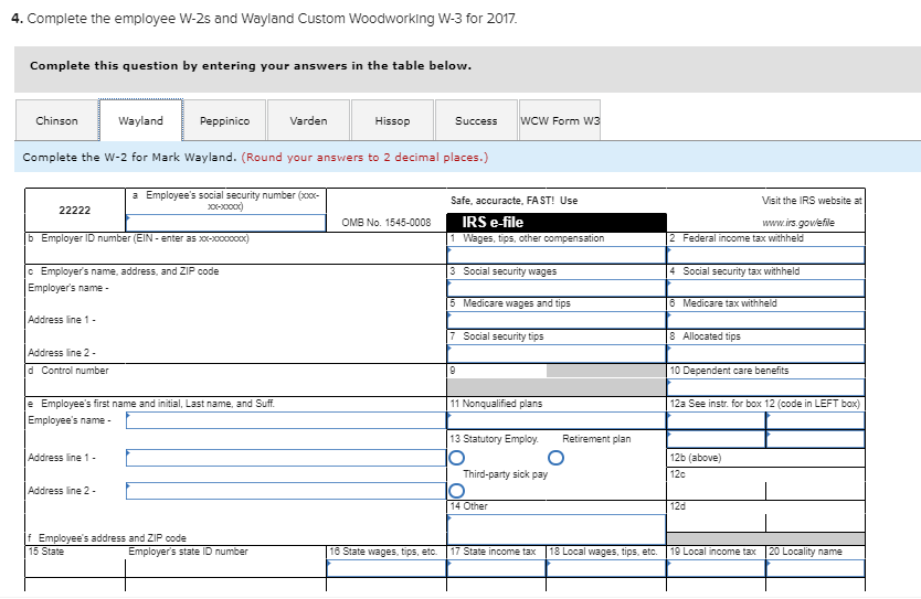 Appendix A Continuing Payroll Project: Wayland Cus 