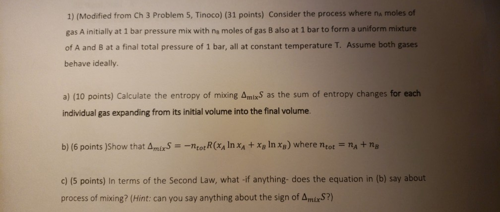 Solved 1 Modified From Ch 3 Problem 5 Tinoco 31 Poin Chegg Com