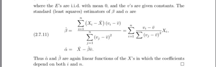 Solved In Example 2 7 6 With A Given By 2 7 We Have Chegg Com