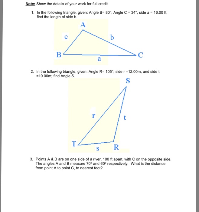 How To Find The Angle Of A Triangle Given 1 Angle