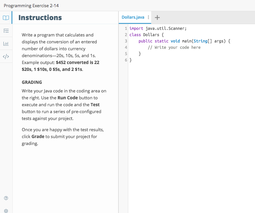 Solved Program ming Exercise 2-1 4 Instructions Dollars.java