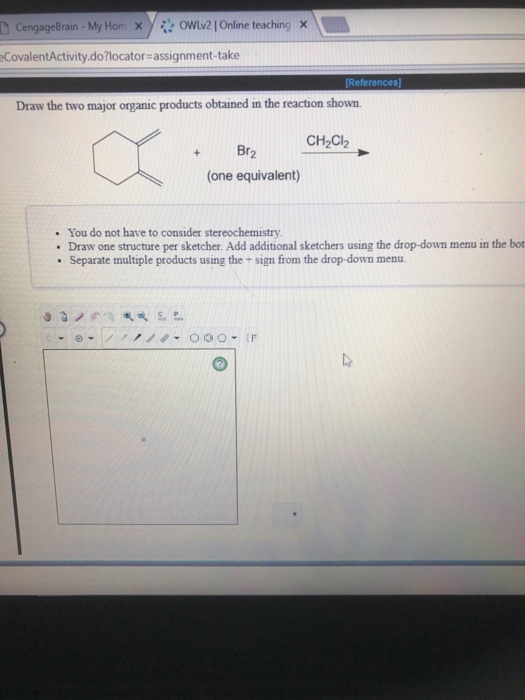 Solved: Draw The Two Major Organic Products Obtained In Th... | Chegg.com