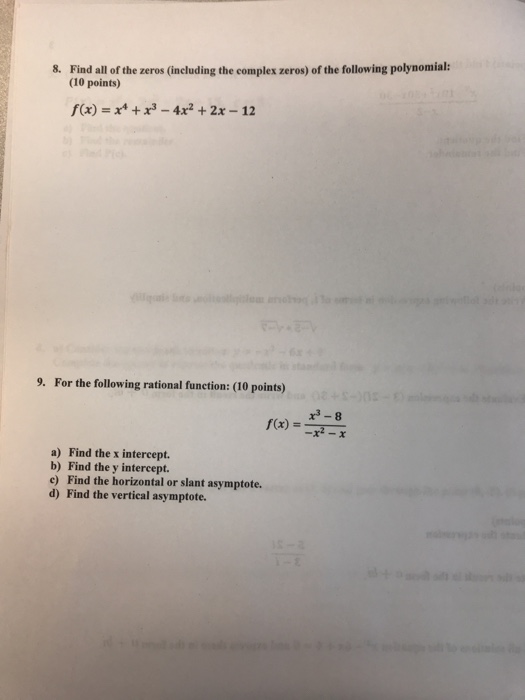 Solved 5. (10 Points) Find The Quotient And Remainder Usi