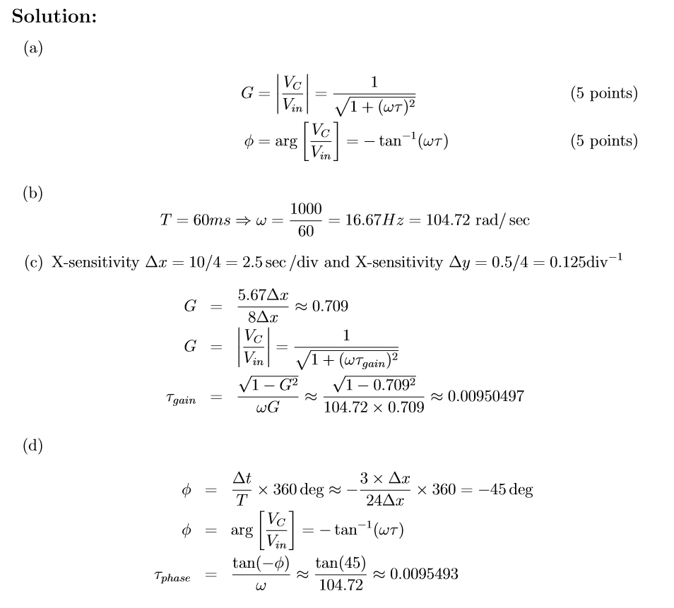 Solved R When The Illustrated Rc Circuit From Lab 6 Is Chegg Com