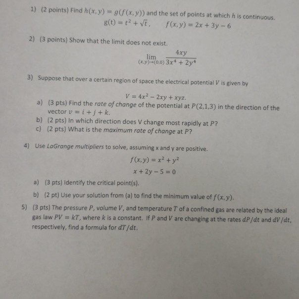 Solved 1 2 Points Find H X Y G F X Y And The Set Chegg Com