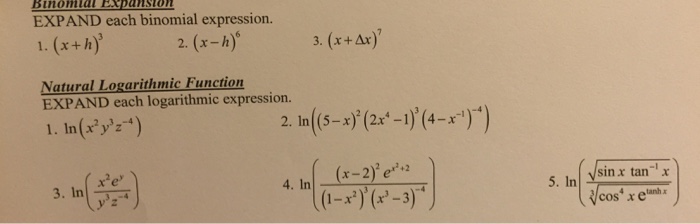 Expand Each Binomial Expression X H 3 X H 6 Chegg Com