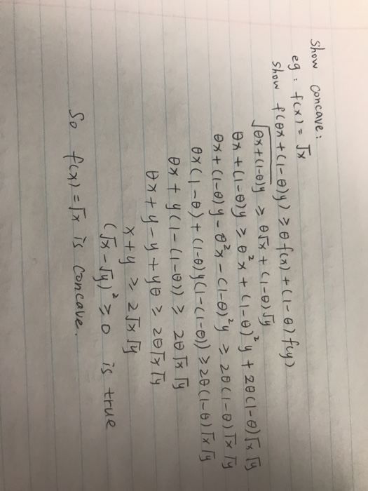 Solved To Show And Prove G X E X Is Convex Function T Chegg Com