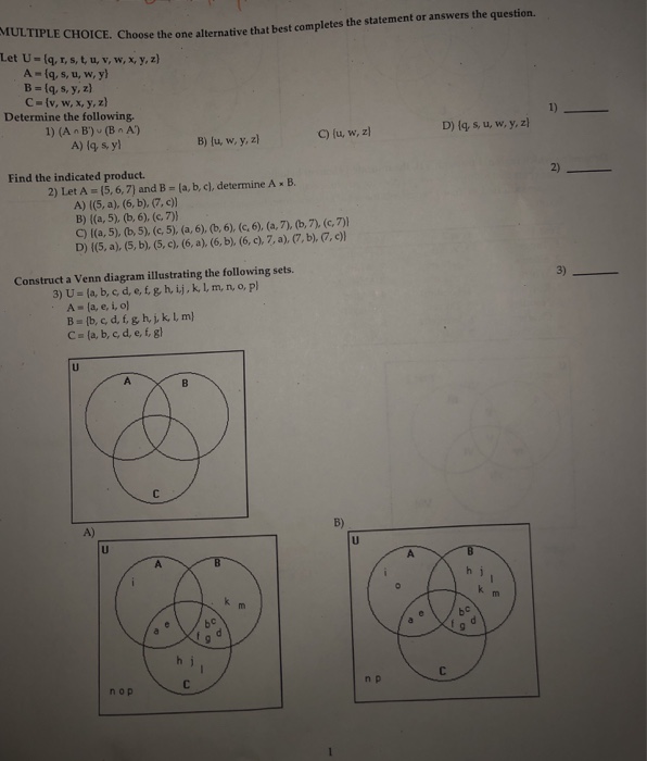 Solved I Handed In My Scantron For Grading And Wanted To Chegg Com