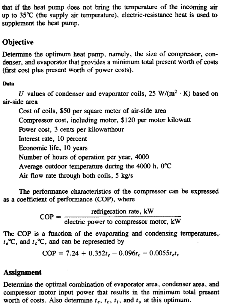 That If The Heat Pump Does Not Bring The Temperature Chegg Com