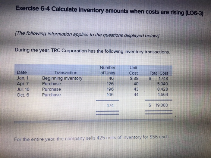 Solved 3. Using weighted-average cost, calculate ending