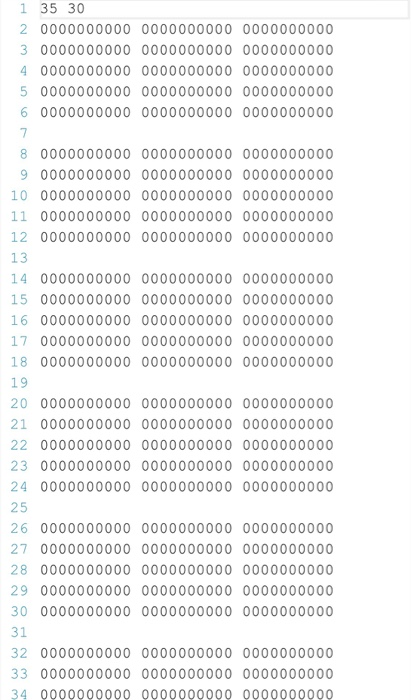 1 35 30 2 0000000000 0000000000 0000000000 3 0000000000 0000000000 0000000000 4 0000000000 0000000000 0000000000 5 0000000000