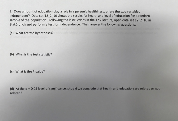 The Role Of Independent Educational >> 3 Does Amount Of Education Play A Role In A Perso Chegg Com The Role Of Independent Educational >> 3 Does Amount Of Education Play A Role In A Perso Chegg Com