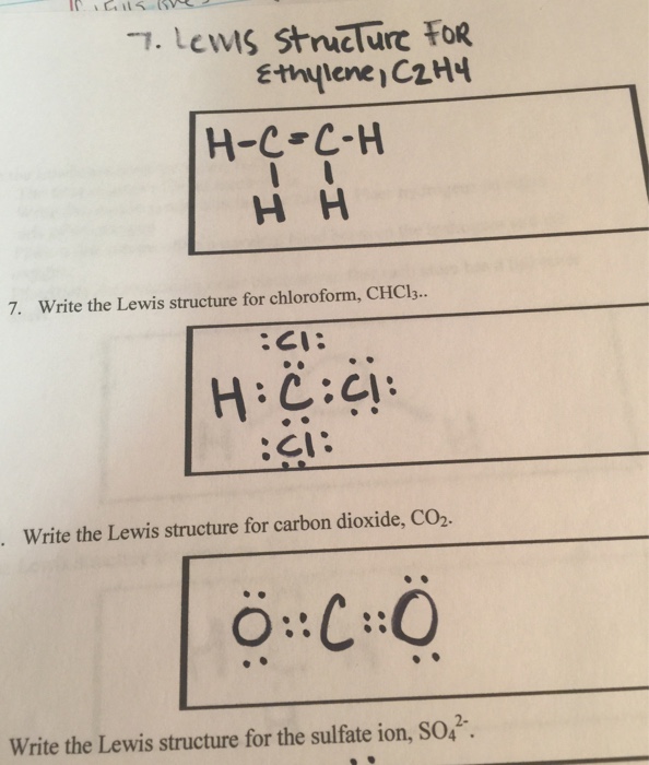 lewis structure of chcl3