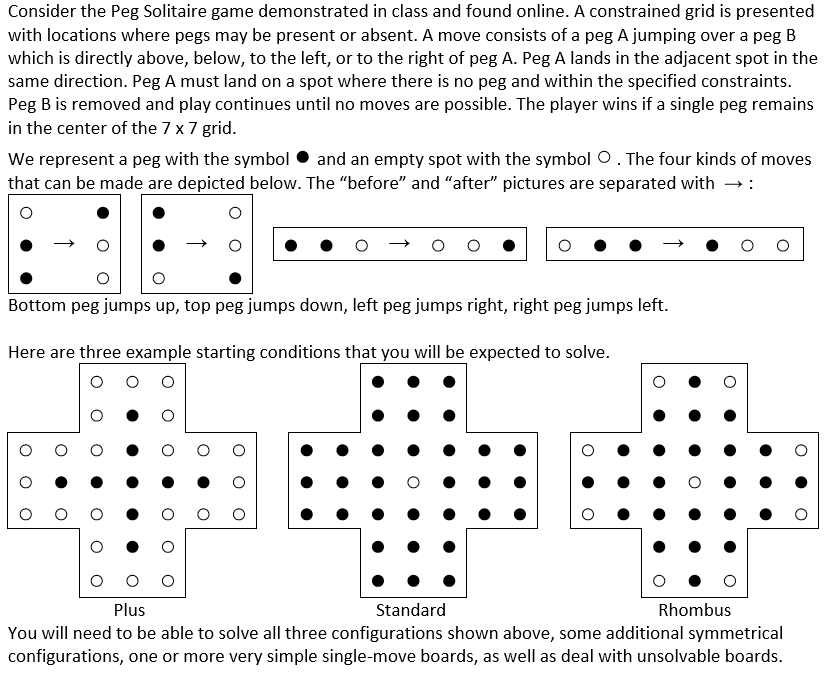 Peg Solitaire - Play Online on