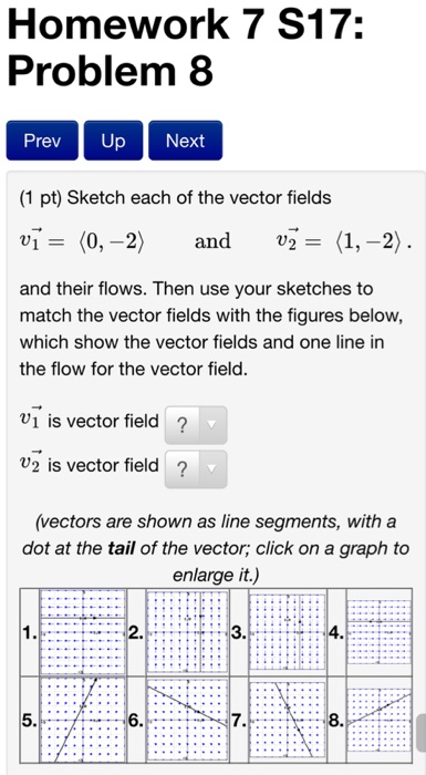 Solved Sketch Each Of The Vector Fields V1 Vector 0