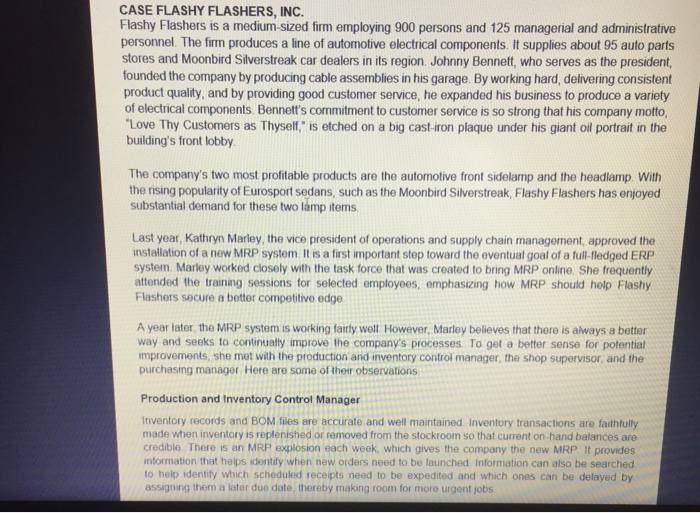 Case flashy flashers essay image