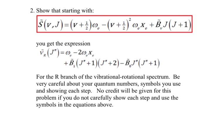 Solved Show That Starting With S V J V 1 2 Omeg Chegg Com