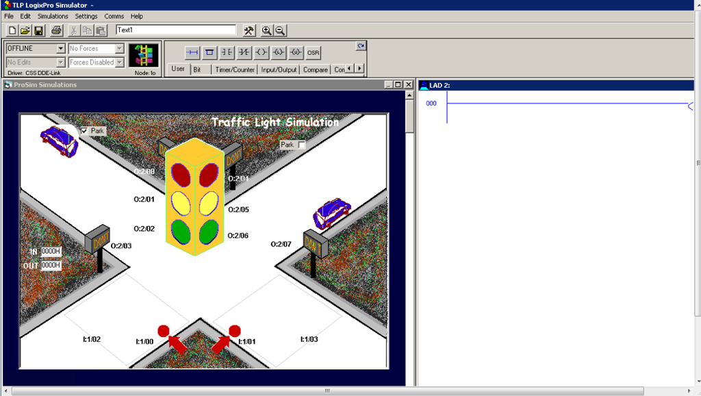 Tlp logixpro simulator door