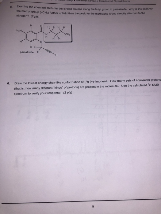 Solved Cosege Ad Mimerman Campus Department Of Physical B