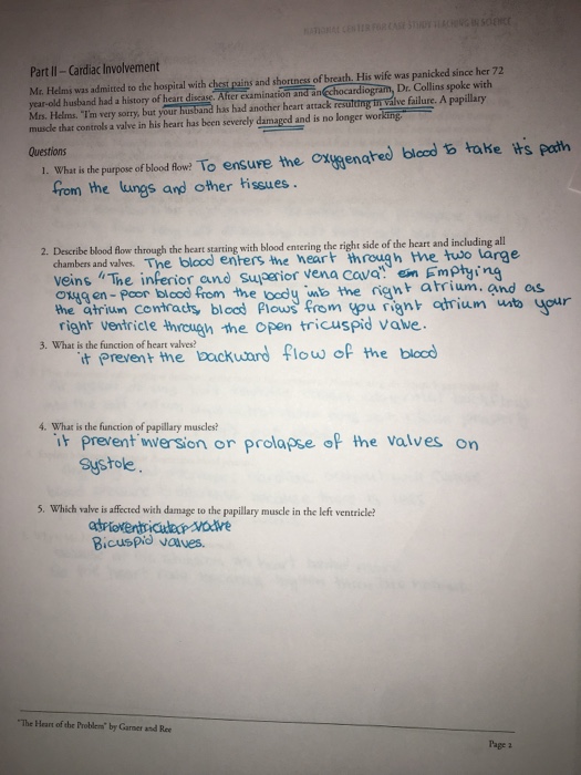 The heart of the problem case study answers picture