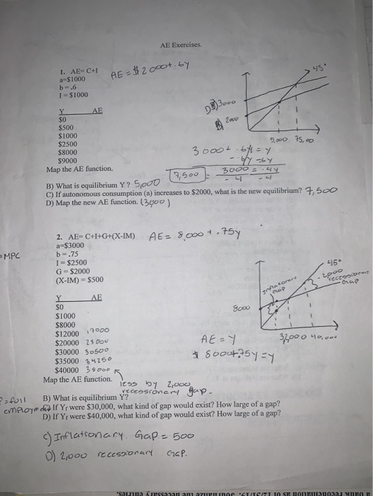 Solved Ae Exercises co Ey Ae A S 1000 E R B 6 1 Chegg Com