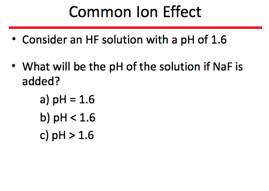 Solved Consider An Hf Solution With A Ph Of 1 6 What Wi Chegg Com