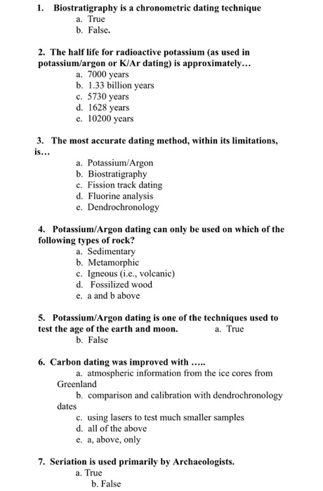 Dating potassium life argon half Argon Geochronology